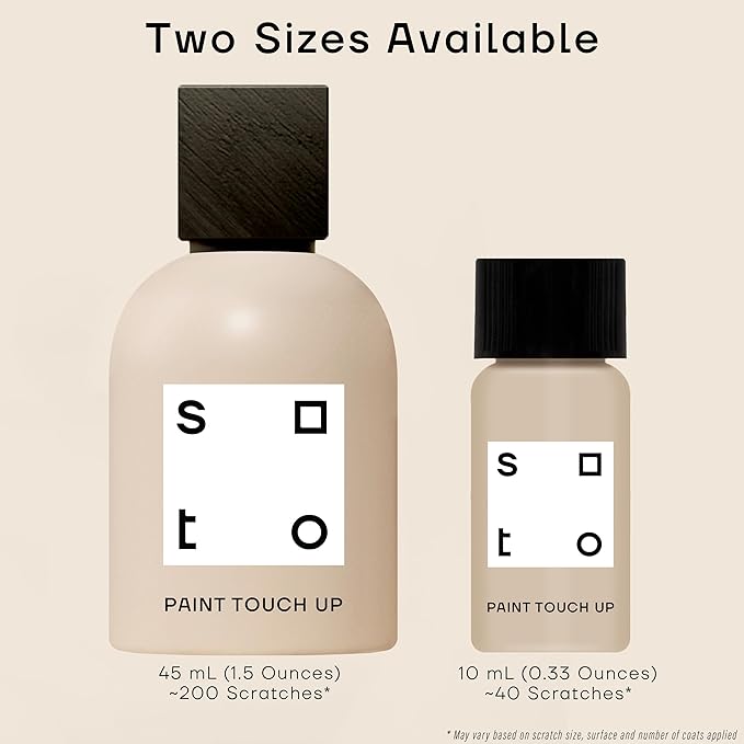 soto Brown Paint Touch Up, Multi-Surface, Matte Finish (No. 22 Foundry Brown) — 10 Milliliters of Scratch Repair for Furniture, Walls, Cabinets, Trim, Doors, Indoor/Outdoor