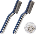 Crevice Cleaning Brush,Spring Cleaning 0rganization Multifunctional Grout Cleaning Supplies, Cleaning Tools for Household, Kitchen, Bathroom, Window, Vehicle, Faucets, Toilet (Blue)