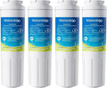 Waterdrop EDR4RXD1 Replacement for EveryDrop® Filter 4, Whirlpool® UKF8001, 4396395, Maytag® UKF8001AXX-200, UKF8001AXX-750, WD-F07, Refrigerator Water Filter, 4 Filters