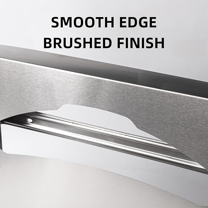 Toilet Seat Cover Dispenser,Commercial Stainless Steel Brushed Toilet Seat Cover Holder for Disposable Toilet Seat Covers Wall Mount for Bathroom Restroom
