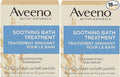 Aveeno Fragrance Free Soothing Bath Treatment, 100% Natural Colloidal Oatmeal, Sensitive Skin Bath Soak for Relief of Dry, Itchy, Irritated Skin Due to Eczema & Hives, Bath Packets, 8 ct. (Pack of 2)