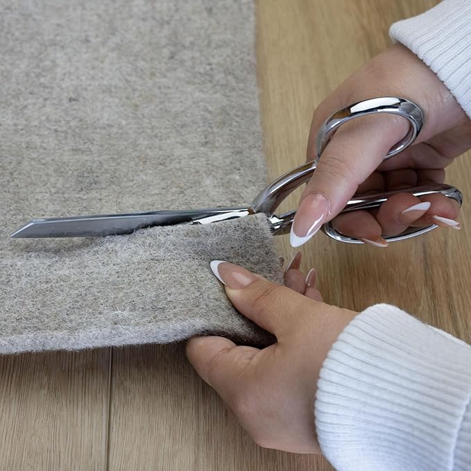 RUGPADUSA - Eco-Plush - 10'x14' - 3/8" Thick - 100% Felt - Extra Cushioned Rug Pad - Available in 3 Thicknesses, Many Custom Sizes
