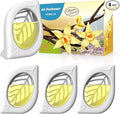Air Freshener for Home, 4 Pack, Vanilla, Odor Eliminator for Small Area Closets Bathroom Pets Strong Odor, Up to 120 Days