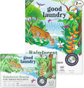 Good Laundry Rainforest Breeze Detergent Sheets, & Dryer Sheet Bundle - No Plastic Jugs, Eco-Friendly, Zero Harsh Chemicals, Hypoallergenic - Based in the USA