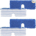 4 Pack Mop Heads Replacements Compatible with O Cedar Dual-Action Flip Mop, Microfiber Chenille Mop Pads for Wet & Dry Floor Cleaning and Scrubbing, Reusable & Washable Dust Mop Refills
