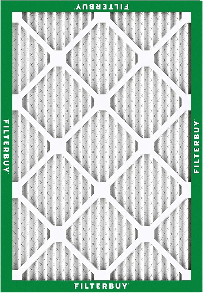Filterbuy 17.5x23.5x1 Air Filter MERV 8 (MPR 700) Dust Defense Replacement (6-Pack), Electrostatic Pleated HVAC AC Furnace Filters, Made in USA (Actual Size: 17.38 x 23.38 x 0.75)