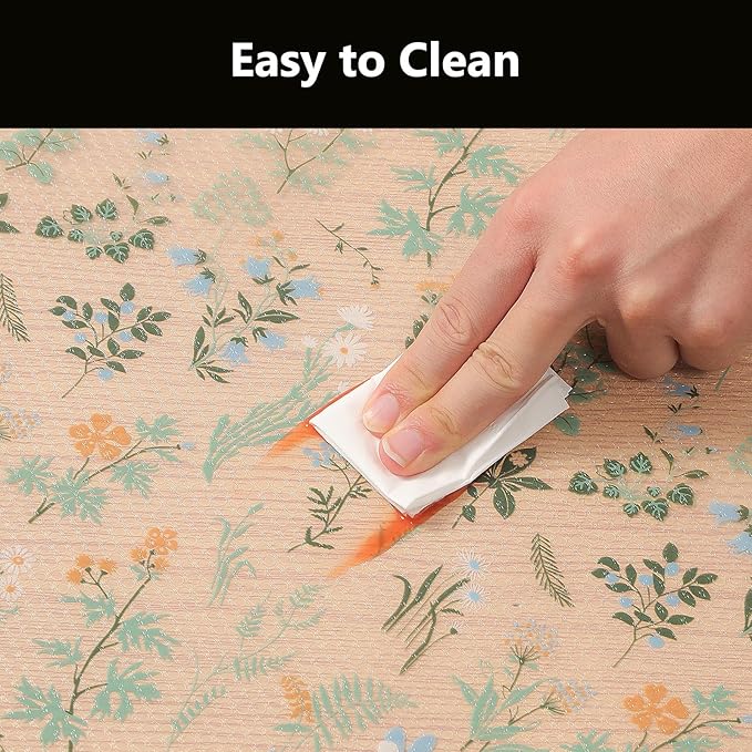 INNOLITES Shelf Liners for Kitchen Cabinets – Drawer Liner Waterproof & Oil-Proof, Non-Adhesive EVA Mat – Durable & Washable – for Shelves, Cupboard, Dresser 17.7" x 197"