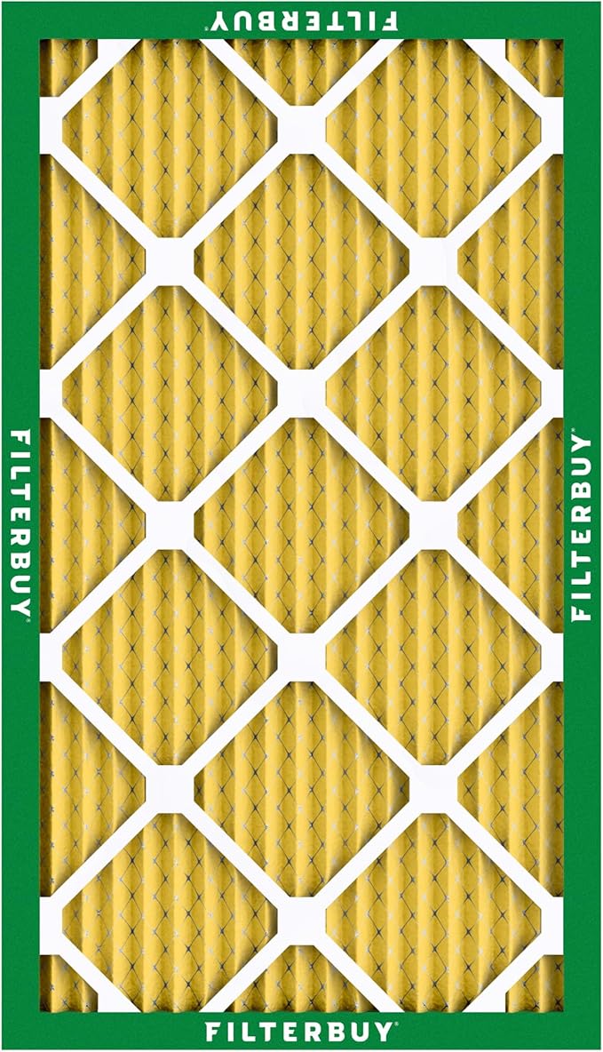 Filterbuy 16x36x1 Air Filter MERV 11 (MPR 1200) Allergen Defense Replacement (4-Pack), Electrostatic Pleated HVAC AC Furnace Filters, Made in USA (Actual Size: 15.75 x 35.75 x 0.75)