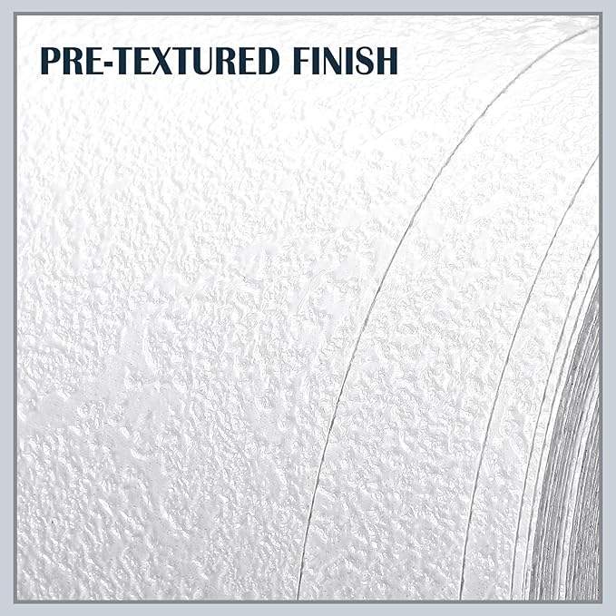 Self Adhesive Crack Tape 1.5'' x 32' Textured Roll - Paintable for Walls, Diatom Mud Finish Texture for Drywall Repair