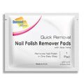Diamond Wipes Nail Polish Remover Wipes with Aloe Vera, Acetone Nail Polish Remover Pads, Case of 500 Individually Wrapped Nail Polish Wipes