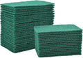 Jetec Scrub Pads Scouring Pads Sponge Dish Scrubber Scouring Cleaning Non Scratch for Kitchen Dishes Cleaning(Green,200 Pieces)