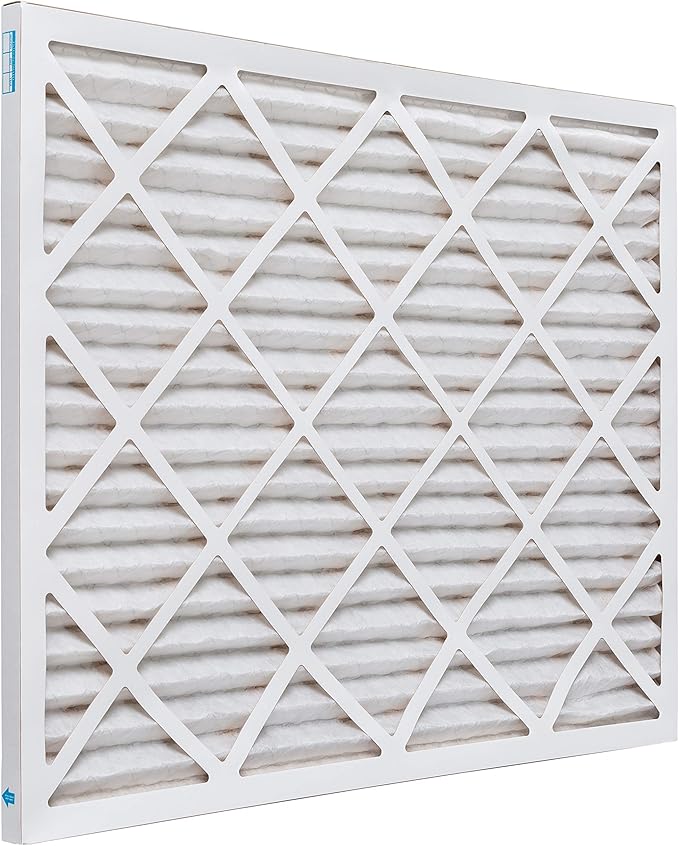 Aerostar 8x24x1 MERV 8, Pleated Air Filter, 8x24x1, Box of 6, Made in the USA