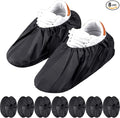 Frienda 8 Pairs Non Slip Reusable Shoe Covers Waterproof Boot Covers for Household Carpet Floor Protection Machine Washable(Large)