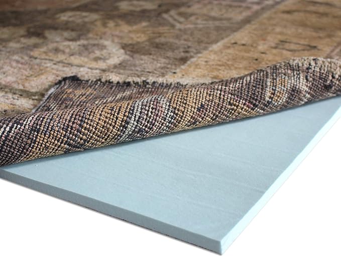 RUGPADUSA - Cloud Comfort Memory Foam - 5'x7' - 7/16" Thick - Luxurious Cushioned Rug Pad - Water Resistant