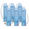 Nibor-D Insecticide Foam with IGR, Ready-to-Use for Fly and Cockroach Control, 360 Degree Application, Includes 17" Hose, (6 Pack, 21 oz Can)