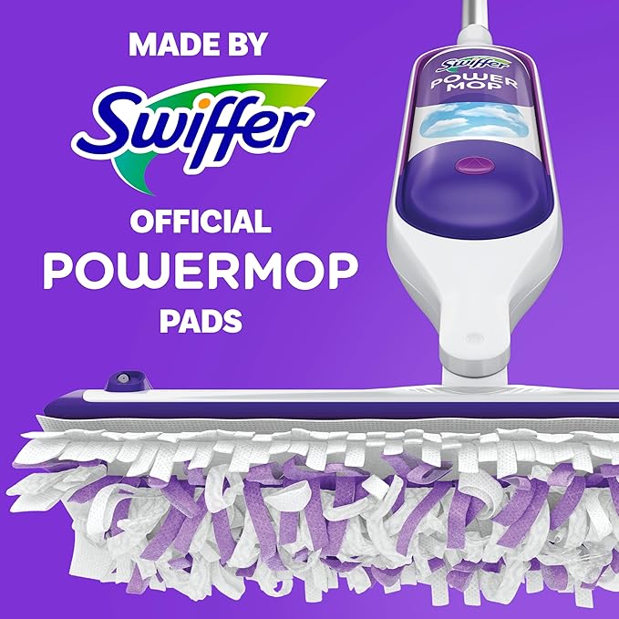 Swiffer PowerMop Multi-Surface Mopping Pad Refills, Made by Swiffer, for Floor Cleaning, 11 Count (Pack of 2)