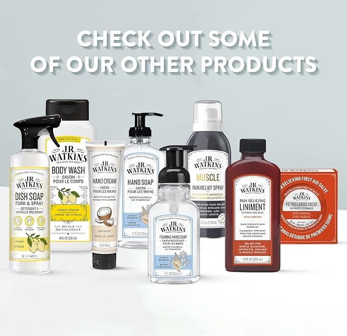 J.R. Watkins Hand Soap Refill, Aloe and Green Tea 34 fl Ounce