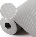 Light Gray Shelf Liners for Kitchen Cabinets Refrigerator Liners Waterproof & Oil-Proof Kitchen Cupboard Liner Drawer Mats EVA Material Non Adhesive Fridge Liner for Shelves 11.8 x 236.2 Inches