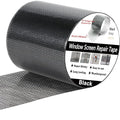 Wohohoho Window Screen Repair Tape, 2 in X 40 FT (480IN) Black Screen Patch Repair Kit, 3-Layer Strong Adhesive Invisible Screen Tape Mesh Repair for Windows, Doors Garage Mosquito Net Magnetic Screen
