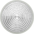 LEKEYE Shower Drain Hair Catcher | Strainer | Shower Stall Drain Cover | Bathroom Drain Protector Stainless Steel and Silicone(Light Gray)