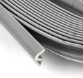 Weather Stripping Door Seal Strip Soundproof Q Foam Tape, Exterior Door Insulation Strip for Large Gap, Easy to Install(Grey, 26FT)