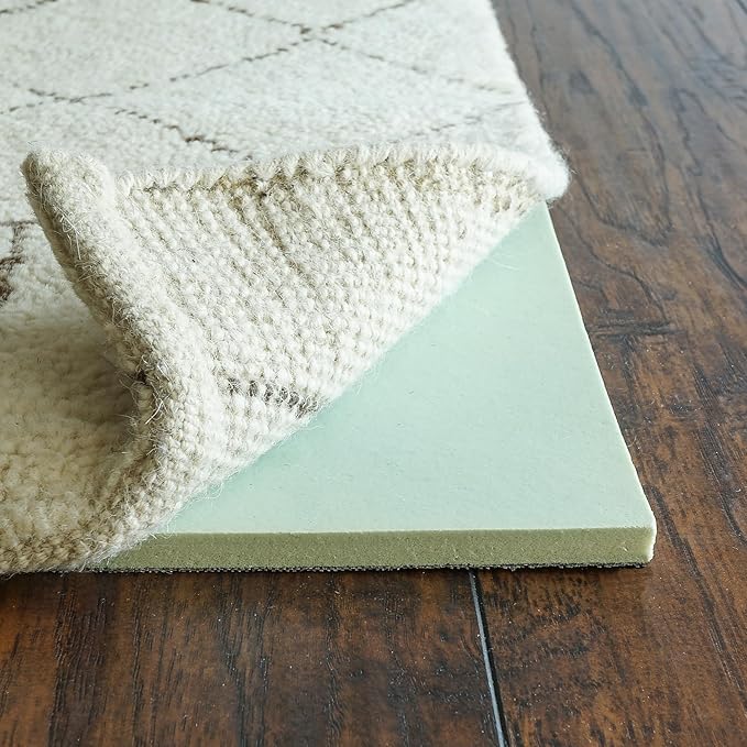 RUGPADUSA - Cloud Comfort Memory Foam - 5'x8' - 7/16" Thick - Luxurious Cushioned Rug Pad - Water Resistant