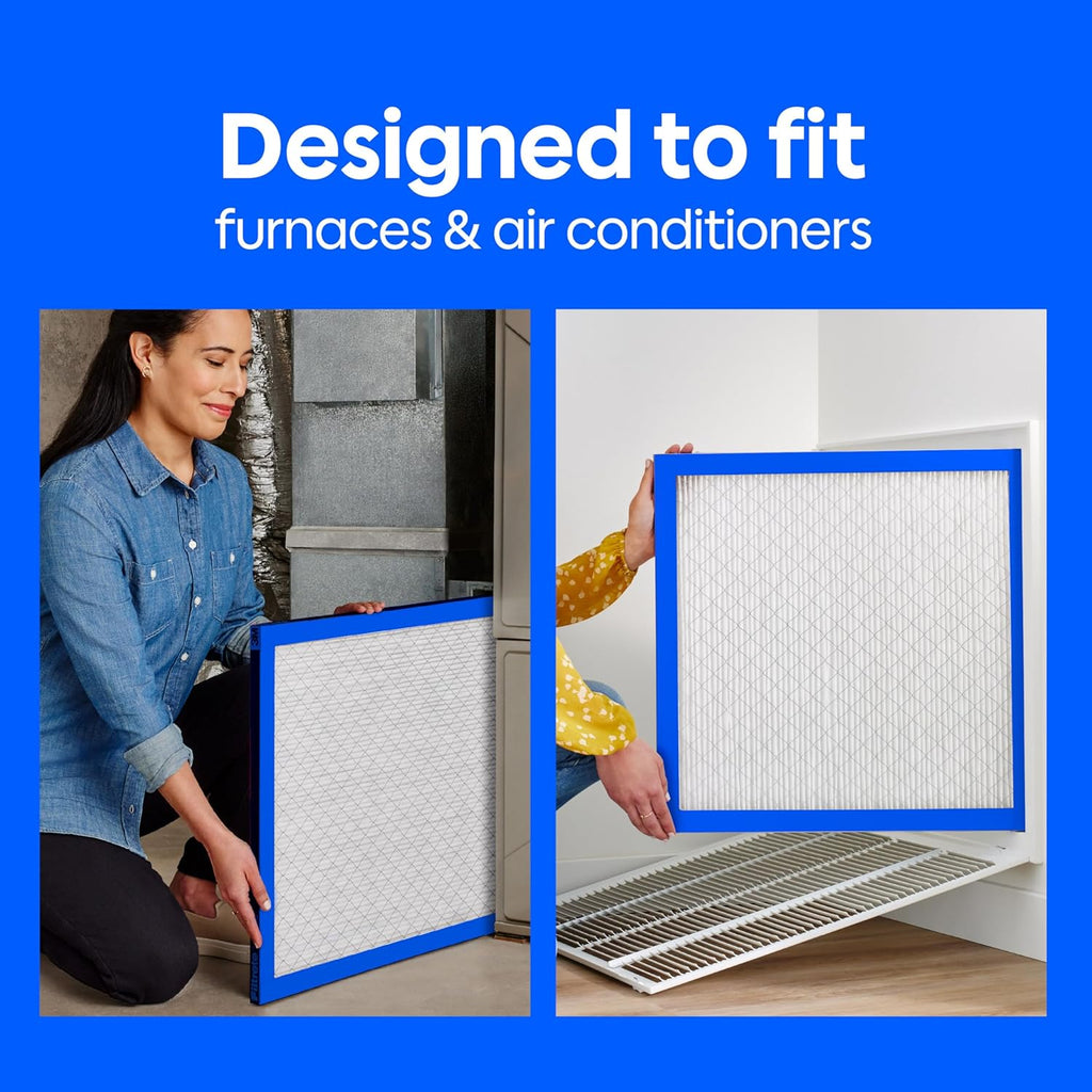 Filtrete 14x36x1 AC Furnace Air Filter, MERV 11, MPR 1000, Micro Allergen Defense, 3-Month Pleated 1-Inch Electrostatic Air Cleaning Filter, 6 Pack (Actual Size 13.88x35.9x0.81 in)