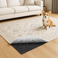 Warmstar 10x14 FT Non Slip Rug Pad,100% Waterproof Felt Pad for Hardwood Floors,1/2” Thick Carpet Rug Pad with Natural Rubber Backing, Secure Grip & Floor Protection
