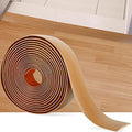 20Ft Floor Transition Strip Self Adhesive Vinyl Cover Floor Strip Flat Divider Transition Strip Wood Grain Design for Laminate Floor Gaps and Doorway Transitions (20Ft x 2 Inch, Light Brown)