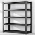 5-Tier Garage Shelving Heavy Duty, 3000 LBS Capacity Metal Storage Rack 24" D x 60" W x 76" H, Adjustable Steel Shelves Unit for Garage, Warehouse, Basement, Pantry, Workshop.1 Pack