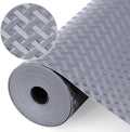 Shelf Liners, Non-Adhesive Drawer Liner, Waterproof & Oil-Proof Kitchen Cabinet Cupboard Liner Plastic EVA Material BPA Free Fridge Liner Mats Paper Protector for Shelves (Grey/12in x 120in)