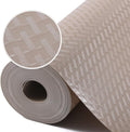 Shelf Liners for Kitchen Cabinets, Waterproof and Oil-Proof Kitchen Cupboard Liner, Refrigerator Liners and Plastic Drawer Mats EVA Non Adhesive Shelves, Fridge - Beige 17.5 x 393.7 Inches