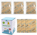 72% Two-Way Humidity Control Packs- 8 Gram Moisture Absorbers for Herbs, Wood Humidifier Boxes - Natural Craft Paper Design, Individually Sealed Packets, Prevents Leaks [15 Pack]