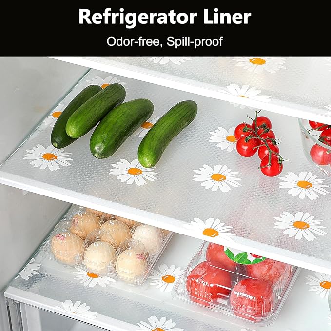INNOLITES Shelf Liners for Kitchen Cabinets, Non Adhesive Drawer Cabinet Liner, Waterproof Oil-Proof Non-Slip Shelf Liner for Kitchen Pantry Refrigerator 23.6" x 118"