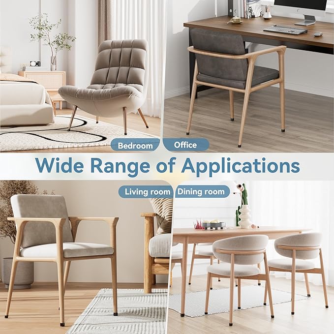 24PCS Extra Small Silicone Chair Leg Floor Protectors for Hardwood Floors, Thicken Rubber Chair Leg Cap Covers, Non Slip Furniture Leg Pads to Protect Wood Tile Floors from Scratches and Reduce Noise