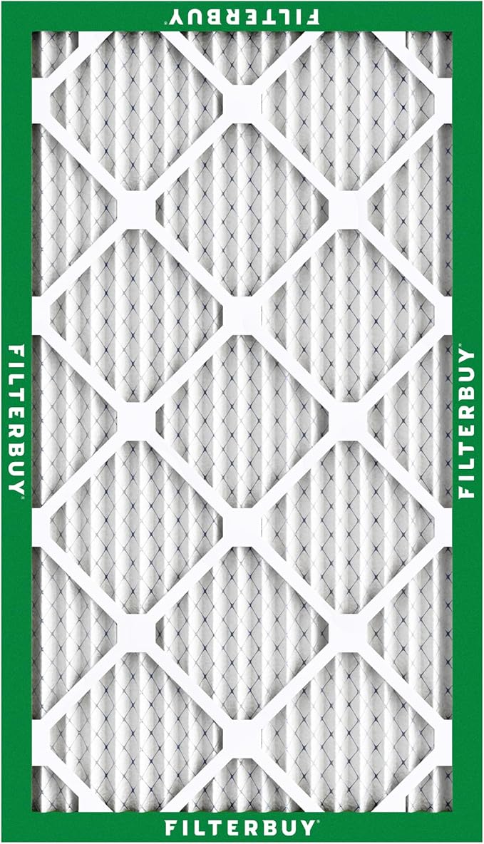 Filterbuy 14x36x1 Air Filter MERV 8 (MPR 700) Dust Defense Replacement (6-Pack), Electrostatic Pleated HVAC AC Furnace Filters, Made in USA (Actual Size: 13.50 x 35.50 x 0.75)