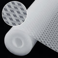 Shelf Liners, Non-Adhesive Drawer Liner, Waterproof & Oil-Proof Kitchen Cabinet Cupboard Liner Plastic EVA Material BPA Free Fridge Liner Mats Paper Protector for Shelves (Clear/12in x 60in)