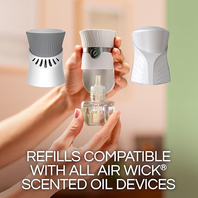 Air Wick Advanced Plug In Scented Oil Warmer, Advanced Gadget, Home Air Freshener (Pack of 4, Gadget Only, Refills Sold Separately)