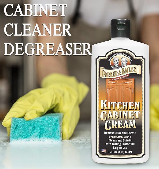 Parker and Bailey Kitchen Cabinet Cream-Wood Cleaner-Grease Remover 16 oz (2)