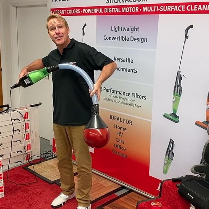 Berghoff Merlin All-in-ONE Corded Vacuum Cleaner with Tools Green