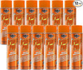 HI-TECH Orange Pop Foaming Citrus Cleaner Degreaser – Heavy Duty Multi-Surface Spray with D-Limonene – Industrial Strength – 12 Pack – Pleasant Citrus Scent