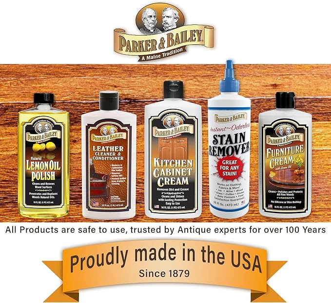 Parker and Bailey Kitchen Cabinet Cream-Wood Cleaner-Grease Remover 16 oz (1)