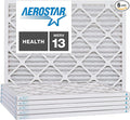 Aerostar 6x12x1 MERV 13, Pleated Air Filter, 6x12x1, Box of 6, Made in the USA