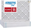 Aerostar 21 1/2x23 3/8x1 MERV 11 Pleated Air Filter, AC Furnace Air Filter, 6 Pack (Actual Size: 21 1/2" x 23 3/8" x 3/4")