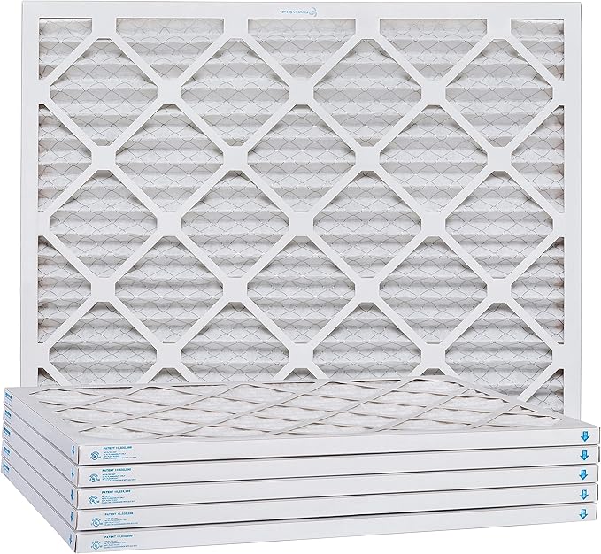Aerostar 8x14x1 MERV 11, Pleated Air Filter, 8x14x1, Box of 6, Made in the USA