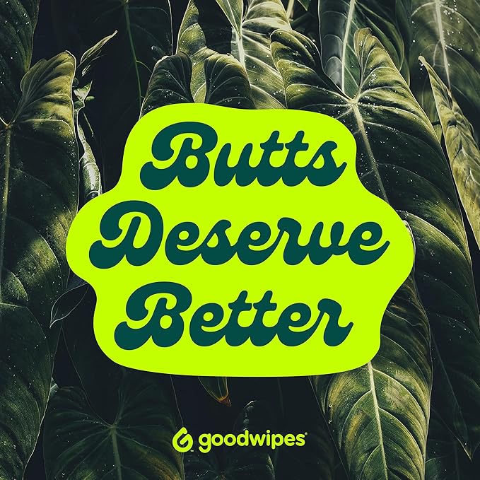 goodwipes Flushable Butt Wipes - Vitamin E & Aloe - Sewer & Septic Safe - Extra Large Adult Wet Wipes For Women & Men - Bathroom Essentials - Shea Coco, 318 Count (6 Packs + 1 Travel)