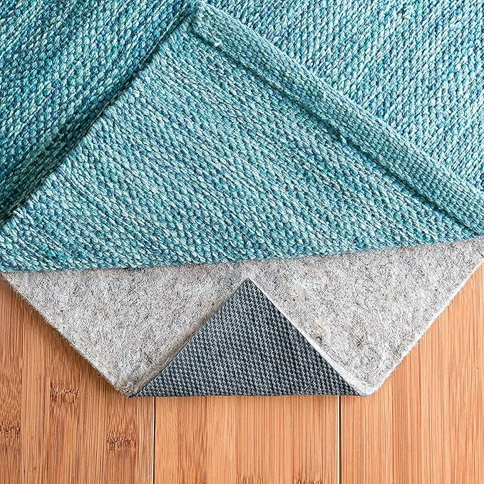 RUGPADUSA - Dual Surface - 2'6" x 9' - 1/4" Thick - Felt + Rubber - Non-Slip Backing Rug Pad - Safe for All Floors