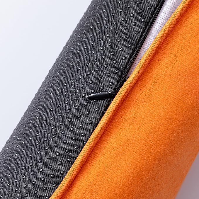 Sunolga 38" Door Draft Stopper Blocks Hot and Cold Air with Removable Washable Cover for Gaps Up to 3", All-Season Seal for Noise, Door Sweep for Bottom of Door and Window, Home Essentials, Orange