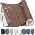 Fabric Repair Patch, Fabric Large Repair Tape, Self-Adhesive Patches for Furniture, Sofa, Car Interior, Shoes, Hand Bag, Clothing (Brown, 3.5X79 Inch)