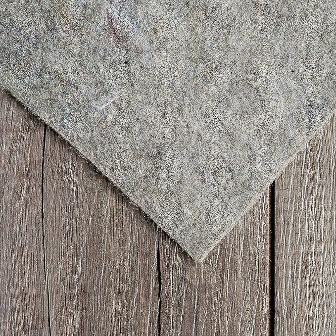 RUGPADUSA - Dual Surface - 2'10" x 4'10" - 1/4" Thick - Felt + Rubber - Non-Slip Backing Rug Pad - Safe for All Floors